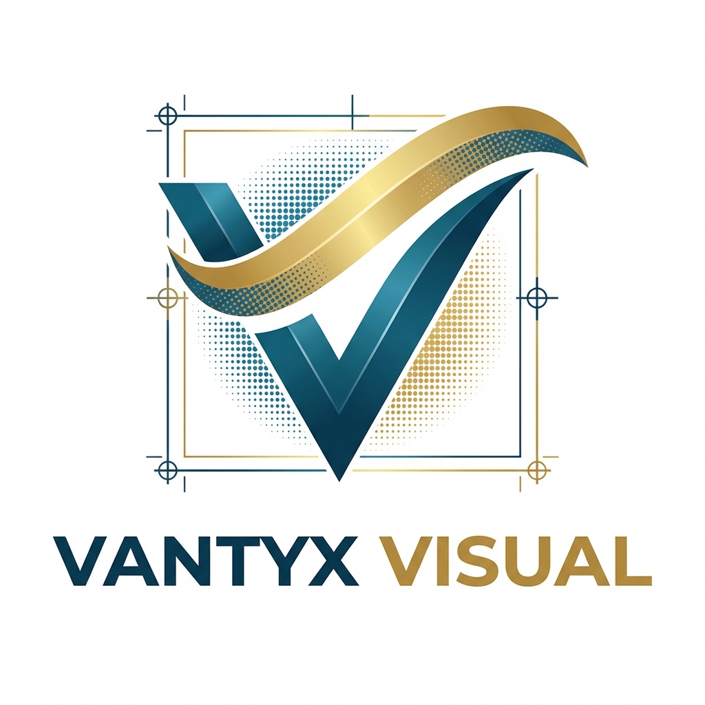 Logo Vantyx Visual - Uniformes y bolsas personalizadas